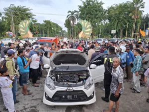 Toyota Agya Terbakar